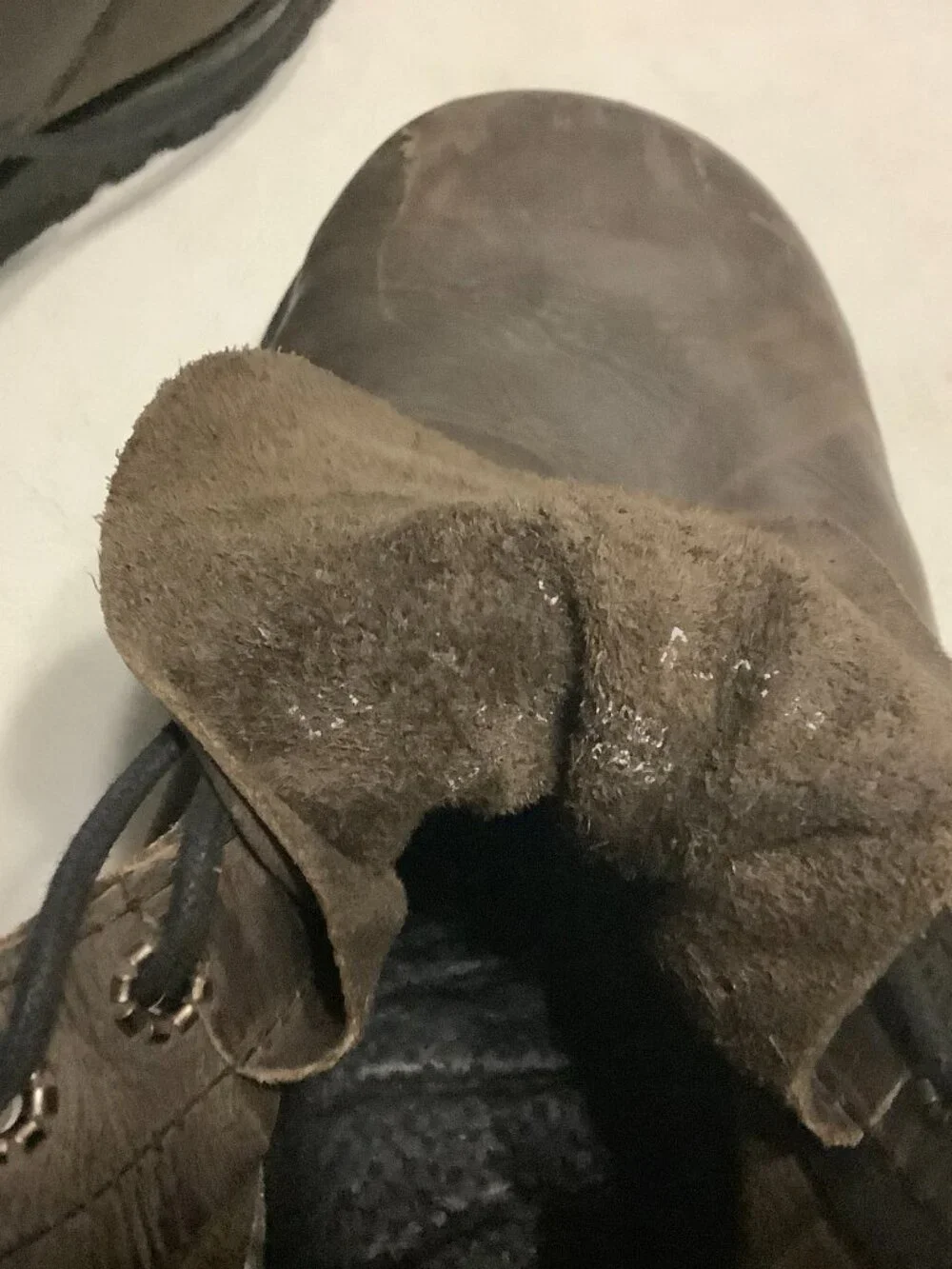 The Brookland Boot Co Roughlands Boots Leather Brown Gumlite Soles Size 11 USA